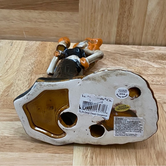 Yankee Candle Boney Bunch Drop Dead Gorgeous Halloween Tea Light Candle Holder - Picture 13 of 13